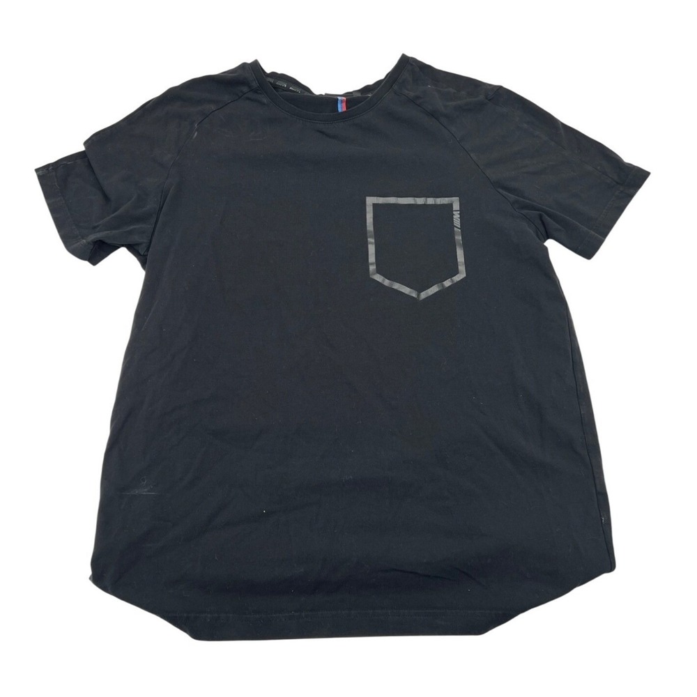 BMW M3 Black Crewneck T-Shirt With Pocket Design Short Sleeve Men's Medium